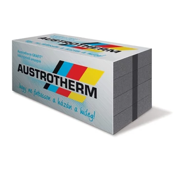 Austrotherm GRAFIT150 EPS homlokzati hőszigetelő tábla 100x50x2 cm