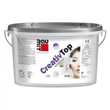 Baumit CreativTop Fine 1 mm modellező vékonyvakolat - 25 kg - fehér színcsoport