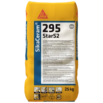 SikaCeram-295 StarS2 ragasztóhabarcs 25 kg-os zsák
