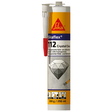 Sikaflex-112 Crystal Clear Cartridge cont. 290 ml