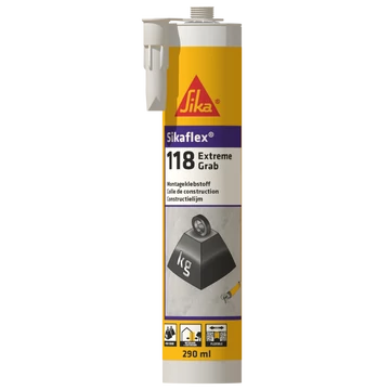 Sikaflex-118 Extreme Grab white Cartridge cont. 290 ml