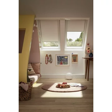 VELUX DKL fényzáró roló, 1025SWL szín, fehér sín, MK06 méret