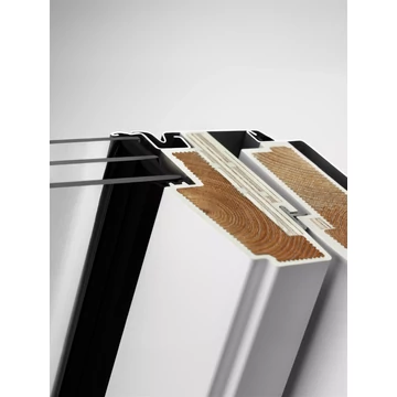 VELUX GLU ablak, felső kilincs, standard plus 3-rtg üveg, 55x78 cm