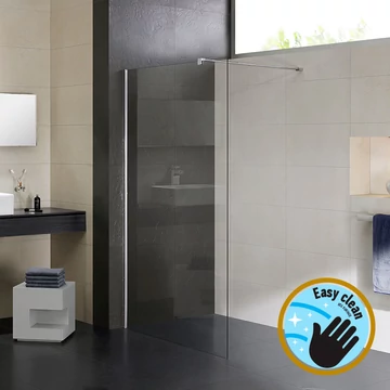 Wellis Astro 120 Corner walk-in zuhanyfal, Easy Cleannel, üvegtörés garanciával