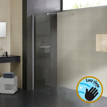 Wellis Astro 90 walk-in zuhanyfal, Easy Cleannel, üvegtörés garanciával