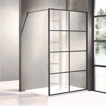 Wellis Tino walk-in zuhanyfal, Easy Cleannel, üvegtörés garanciával