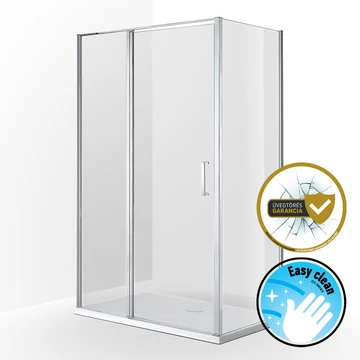Wellis Triton egy nyílóajtós szögl. kabin, Easy Cleannel, üvegtörés garanciával