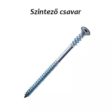 Szintezőcsavar 6 x 80 mm
