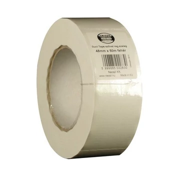 UNITED Duct tape szövet ragasztószalag fehér 48mmx50m