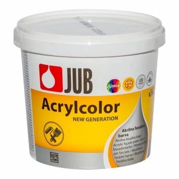 JUB Acrylcolor homlokzatfesték fehér 1001 0,75 l