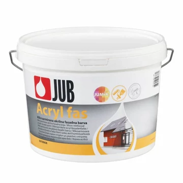 JUB AcrylFas homlokzatfesték szálerősített fehér 5 liter