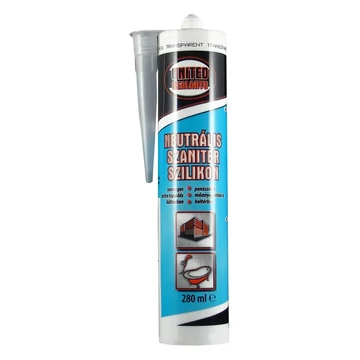UNITED Neutrális szaniter szilikon fehér 280 ml