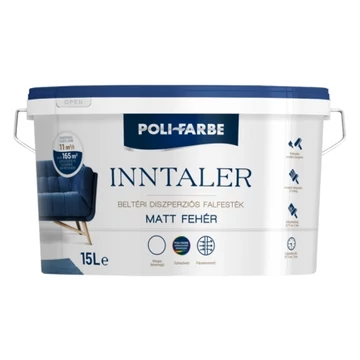 Poli-Farbe Inntaler beltéri diszperziós falfesték 15L