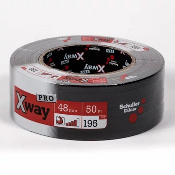 Schuller Ragszalag X-way, ezüst 50 m x 48 mm, szövetb.