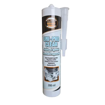 UNITED Un-Pro Clear építési ragasztó transzp. 280ml