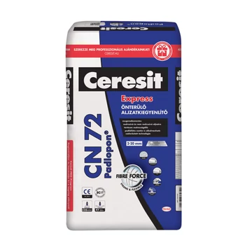 Ceresit Padlopon Express CN72 önterülő aljzatkiegyenlítő, gyorskötő (cementes) 25kg