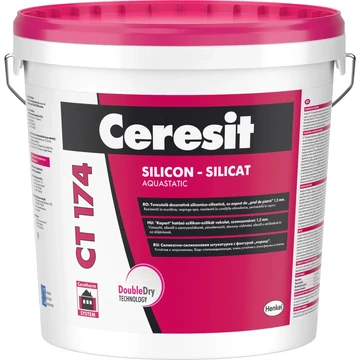 Ceresit CT174 szilikon-szilikát 1,5 mm színvakolat 25 kg