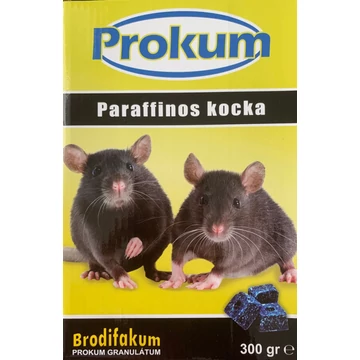 Vin Prokum rágcsálóírtó paraffinos blokk 25ppm 300g