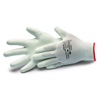 Schuller Paintstar white L/9 kesztyű PU bevonattal fehér