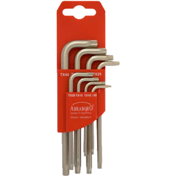 Torx L Kulcs Készlet 8Db Tx 9/10/15/20/25/27/30/40