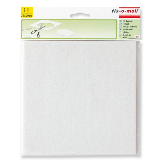 Vágható Filc Fehér 200X200 mm