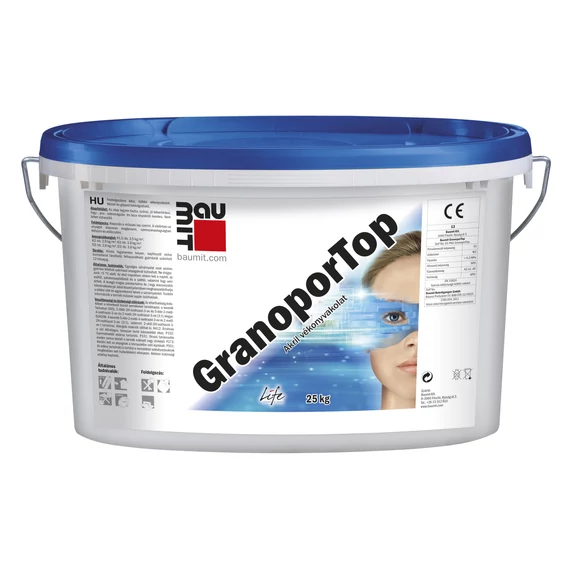 Baumit GranoporTop Professzionális színes vékonyvakolat - 25 kg - I. színcsoport