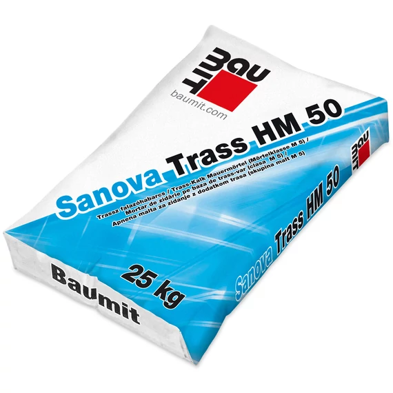 Baumit Sanova Trass HM50 vakolat - 25 kg