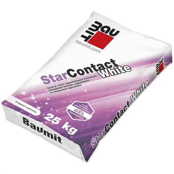 Baumit StarContact White ragasztó, homlokzati hőszigeteléshez - 25 kg