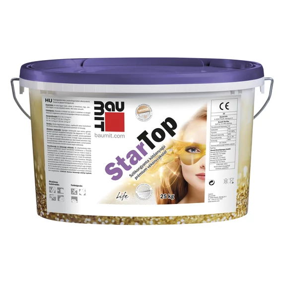 Baumit StarTop Prémium színes vékonyvakolat - 25 kg - I. színcsoport