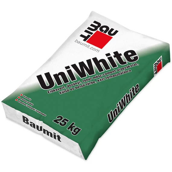 Baumit UniWhite univerzális vakolat - 25 kg
