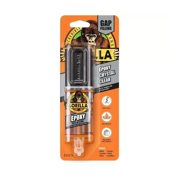 Gorilla Epoxy Gyanta Kétkomponensű Ragasztó 25ml