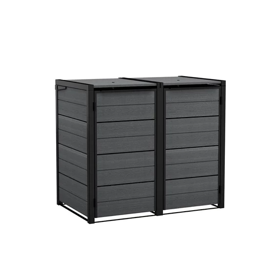 Hide away kültéri szemetes tároló 240 l  szürke