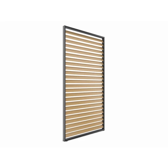 LUXE Lamellás oldalpanel (N) 90x218cm 3 m-ig fa