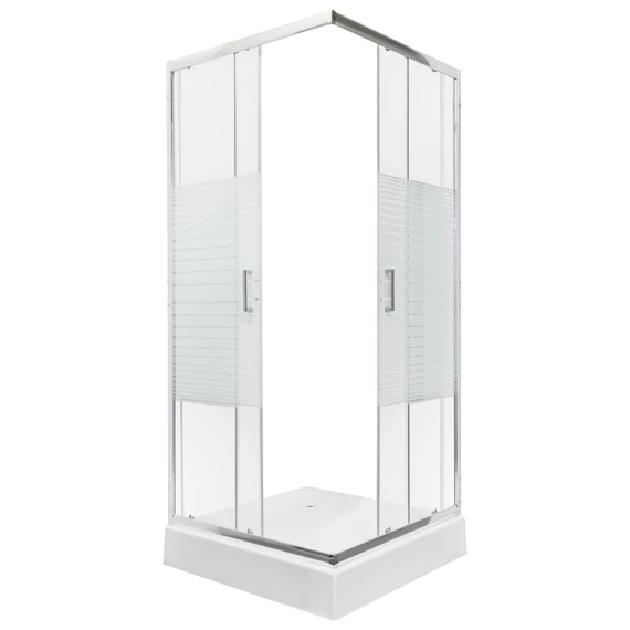 Madera 90 szögletes zuhanykabin tálcával 91x91x206 cm
