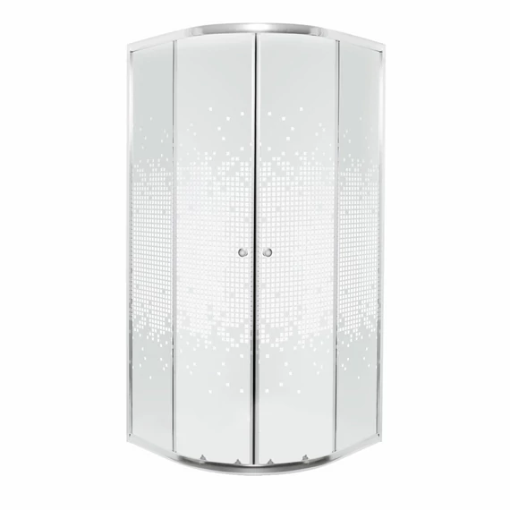 Pixel White 90 íves zuhanykabin zuhanytálca nélkül