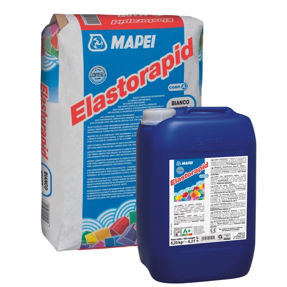 Mapei Elastorapid / A Fehér 25 kg Cementbázisú ragasztó