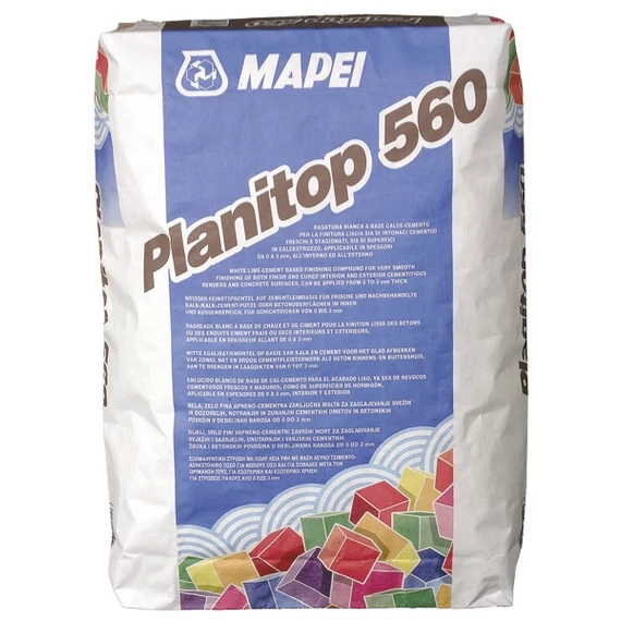 Mapei Planitop 560 Fehér 20 kg Vakolt Felületek Simítóanyagai