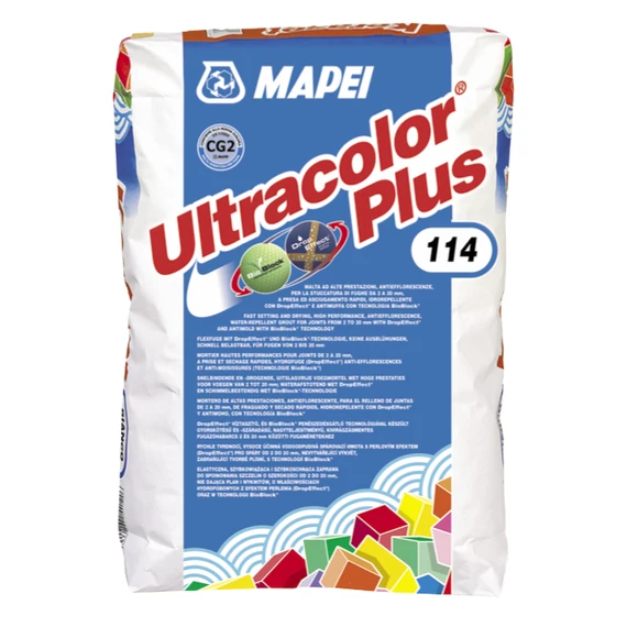 Mapei Ultracolor Plus 174 Alu Tornádó 5 kg cementbázisú fugázó