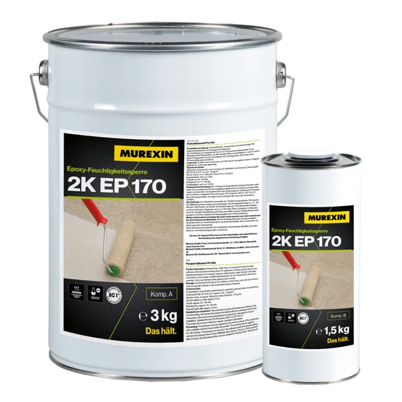 MUREXIN 2K EP 170 Nedvességzáró epoxi gyanta, 1,5 kg, B. Komponens