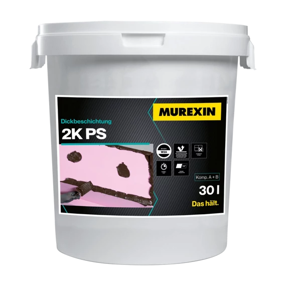 MUREXIN 2K PS Bitumenes VastAGbevonat, 30 L, A+B Komponens