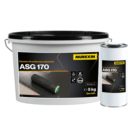 MUREXIN Asg 170 Aquapox Alapozó Fekete, 5 kg, A. Komponens