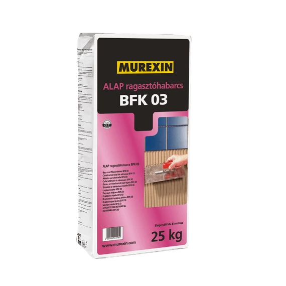 MUREXIN Bfk 03 Alap ragasztóhabarcs Szürke, 25 kg