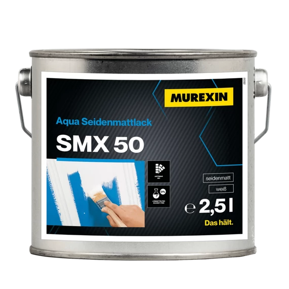 MUREXIN Smx 50 Aqua Selyemmatt Lakk Fehér Bázis 2,5 L