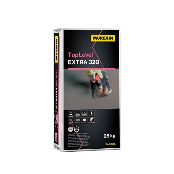 MUREXIN Toplevel Extra 320 Aljzatkiegyenlítő, 25kg (Lewell Na 320 Kültéri)