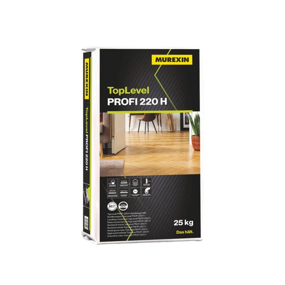 MUREXIN Toplevel Profi 220 H Aljzatkiegyenlítő, 25 kg (Lewell Pn 220 Parketta)