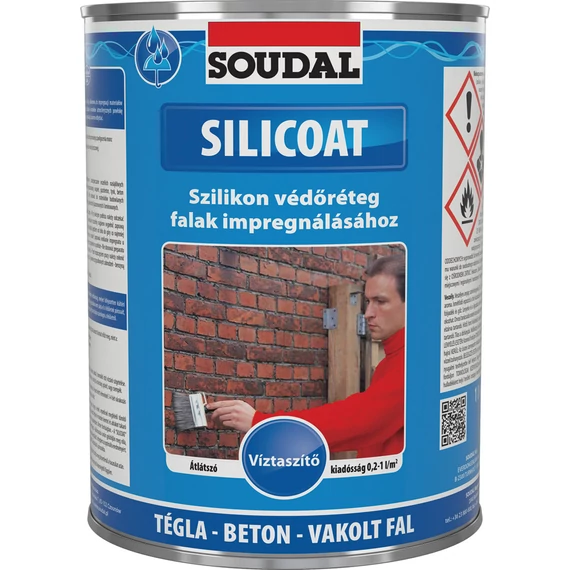 SOUDAL Silicoat 1L - Fal-impregnáló szer