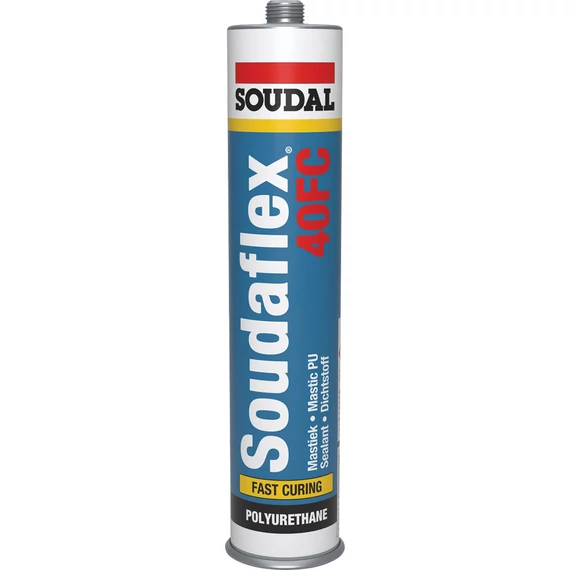 SOUDAL Soudaflex 40 FC fekete 310ml - PU tömítő/ragasztó