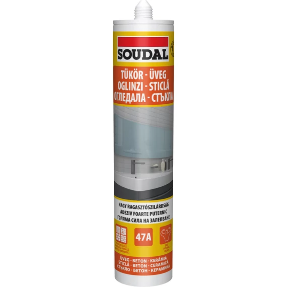 SOUDAL 47A Tükörragasztó HU/RO 280ml (Kontakt)