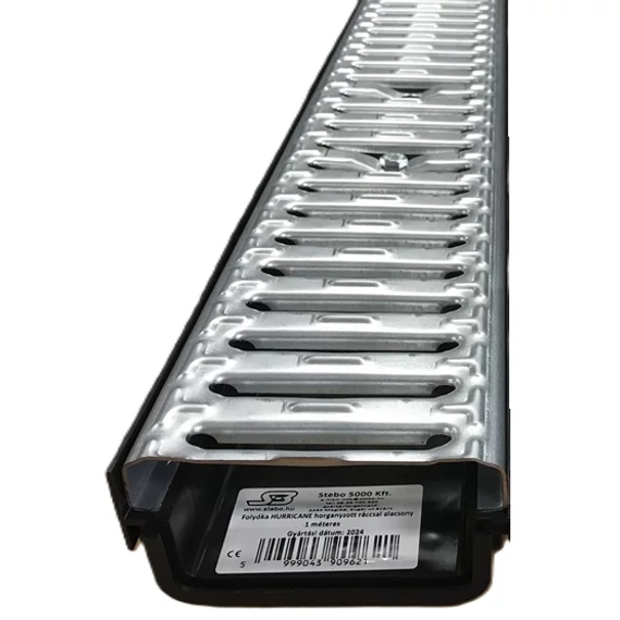 Folyóka HURRICANE horganyzott ráccsal alacsony 1 méteres 13x6,5