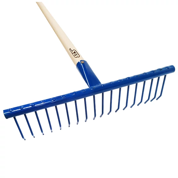 STEblue begyüjtő gereblye 40cm-es, nyéllel